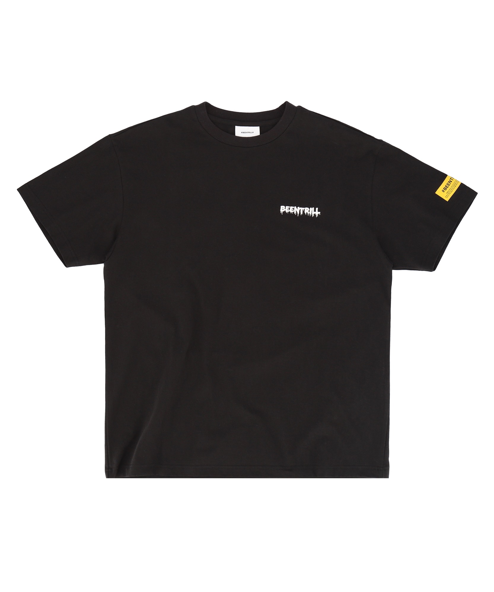 드리피 오버핏 반팔 티셔츠(블랙)
