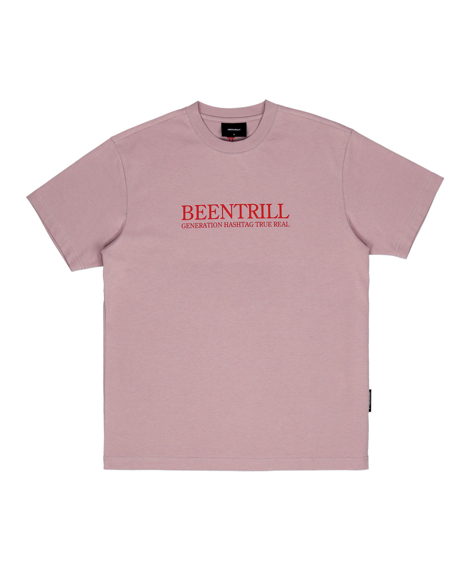 레드라이트 컴포트핏 반팔 티셔츠(핑크)