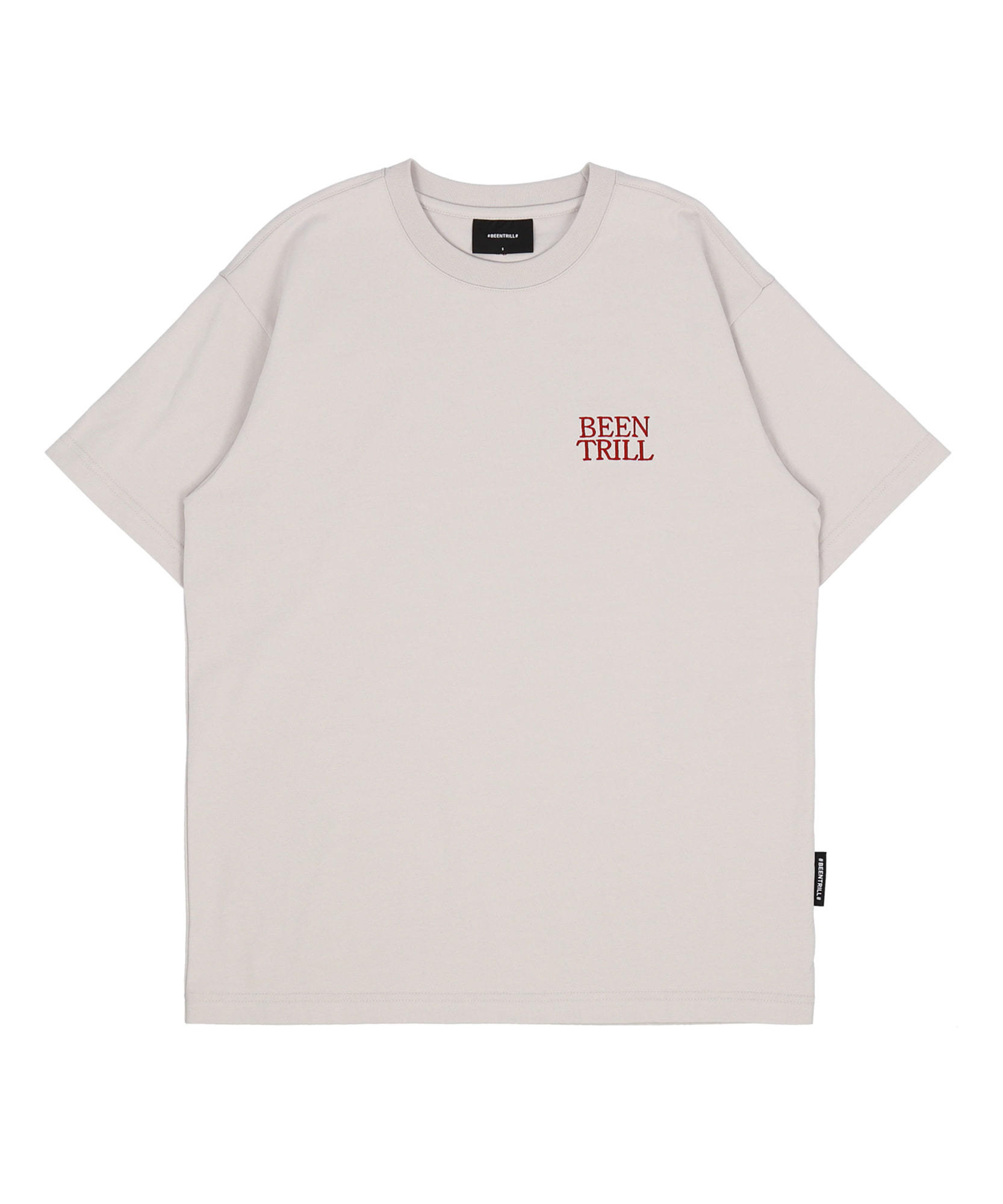 (G_LINE)캔디 컴포트핏 반팔 티셔츠(라이트 베이지)