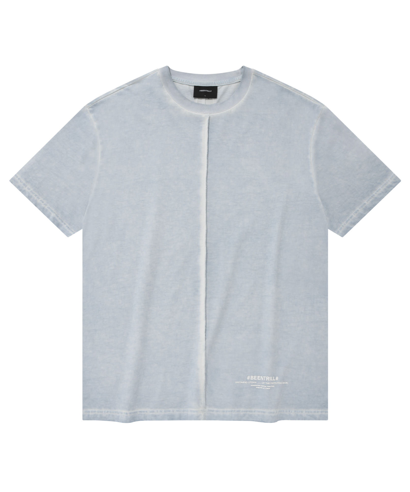 썬더다잉 컴포트핏 반팔 티셔츠 (라이트 블루)
